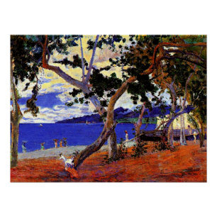 Pôster Gauguin - Paisagem Costeira de Martinique