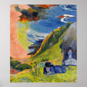 Poster Gauguin - Sobre O Mar 1889