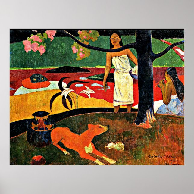 Poster Gauguin - Tahitian Pastorale (Frente)
