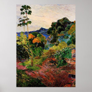 Pôster Gauguin - Vegetação Tropical