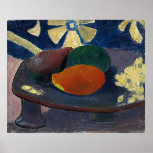 Poster Gauguin - Vida Estática Com Três Mangoes 1892