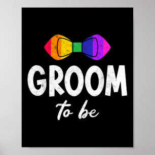 Poster Gay Lésbica - Bachelor Party Groom Para Ser A Rua