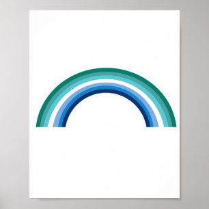 Poster Gay Mase Arco-Íris Azure