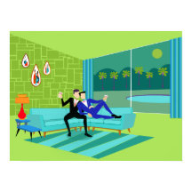 Poster Gay Romântico Retroativo