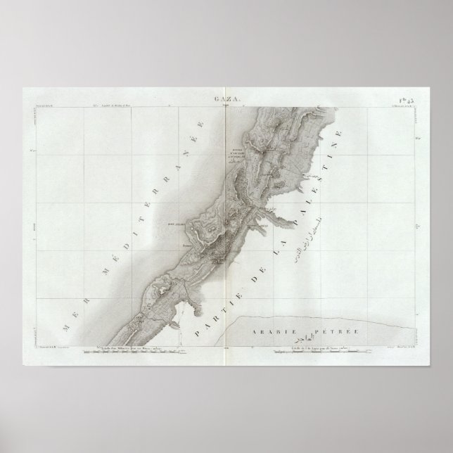 Pôster Gaza, Israel (Frente)