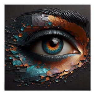 Pôster Gaze da Elegância - Magia da AI