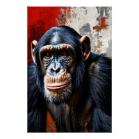 Gaze Intensa do Chimpanzé