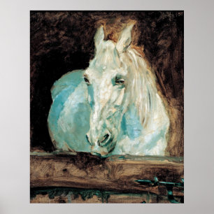 Poster Gazela de Henri de Toulouse-Lautrec o cavalo