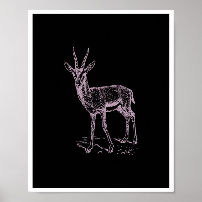 Poster Gazelle Deer (Frente)