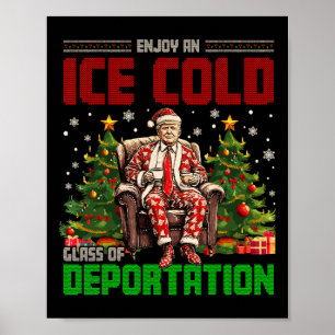 Poster Gce Aproveita Um Gl Frio De Deportação Engraçado T