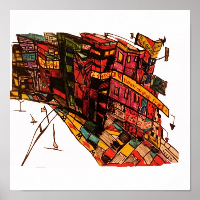 Pôster gdp fear ink (Frente)