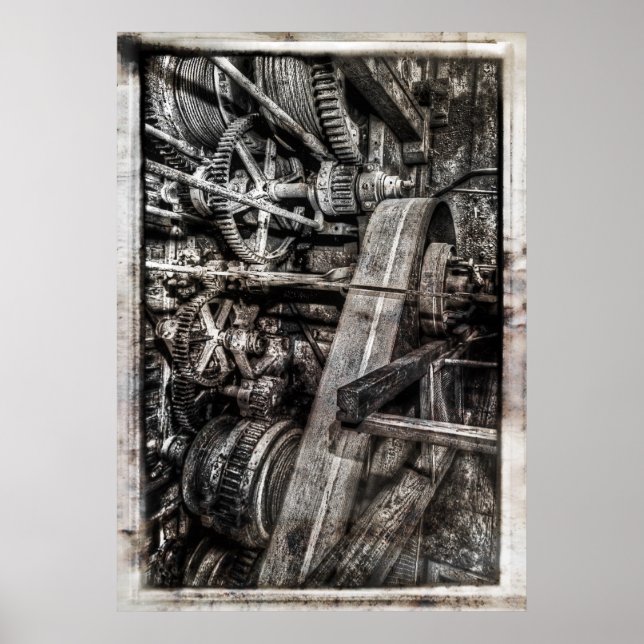 Poster GEARAGE DO BALDE Dourado DREDGE - ALASKA (Frente)