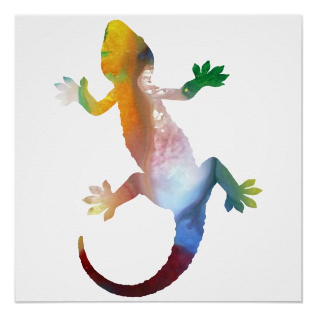 Pôster Gecko art (Frente)