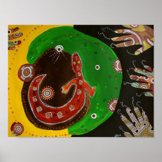 Pôster Gecko Dançante