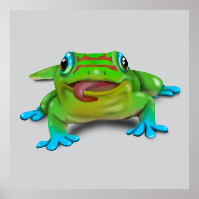 POSTER GECKO DO DIA BONITO (Frente)