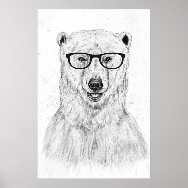 Poster Geek bear (Frente)