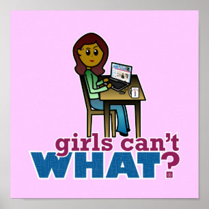 Poster Geek do computador - Escuro