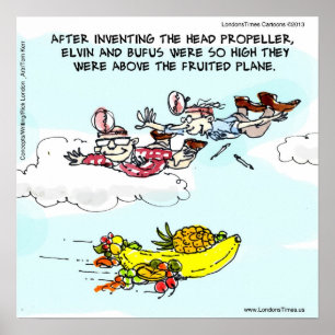 Poster Geeks & The Fruited Plane Engraçado