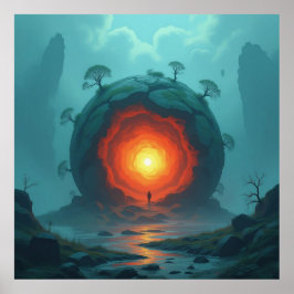 Poster Geheimnisvoller Erdkern  Das Herz unseres Planeten