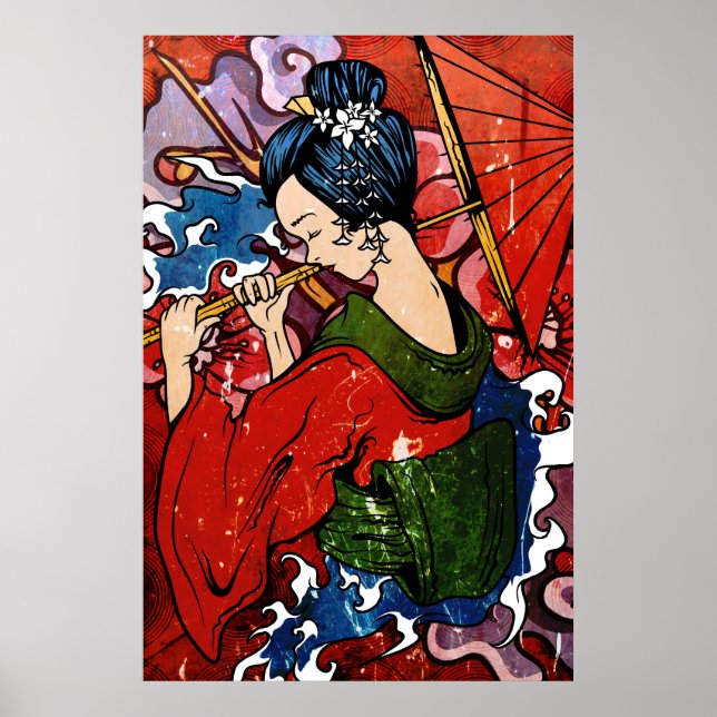 Poster Geisha (Frente)