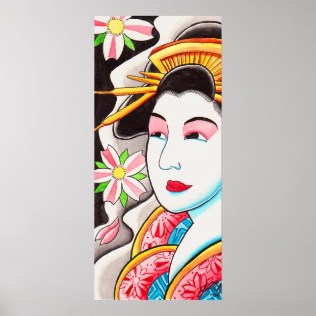 Poster Geisha (Frente)