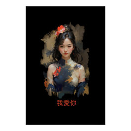 Pôster Geji - Ich liebe dich 我愛你