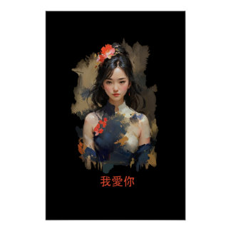 Pôster Geji - Ich liebe dich 我愛你