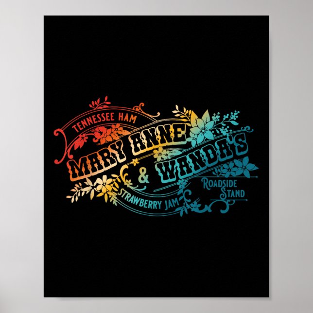 Poster Geléia de Morango Funny Tennessee-ham Mary Anne &a (Frente)
