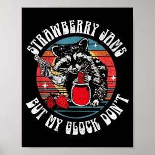 Poster Geleias de Morango Mas Não Esquilo Engraçado para