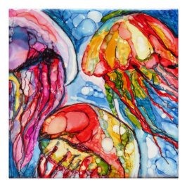 Pôster Geleias Flutuantes