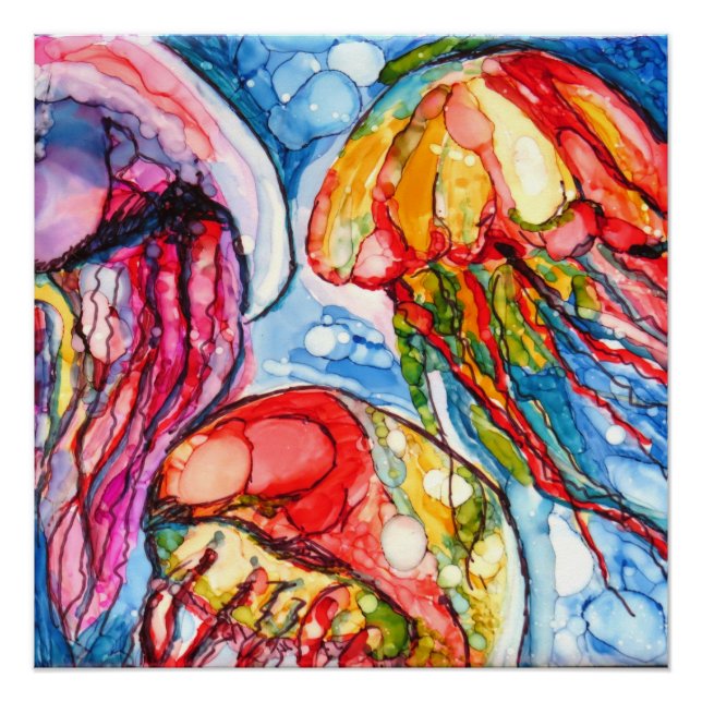 Pôster Geleias Flutuantes (Frente)