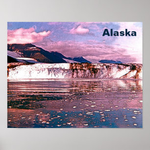 Pôster Geleira de Alaska