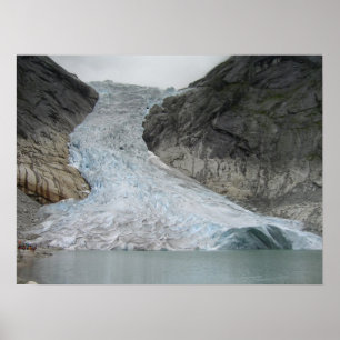 Poster Geleira de Brikdalsbreen