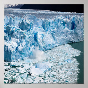 Pôster Geleira de Perito Moreno, parque nacional do Los