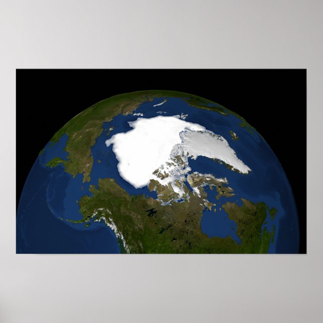 Poster Gelo do mar Ártico em 2005 (Frente)