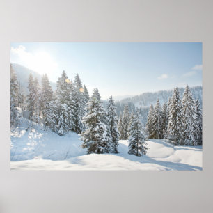 Poster Gelo e neve Allgäu Bavaria Sul da Alemanha