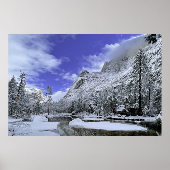 Poster Gelo e neve | Parque Nacional Yosemite (Frente)