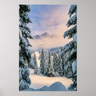 Poster Gelo e neve Rosengarten, Alemanha