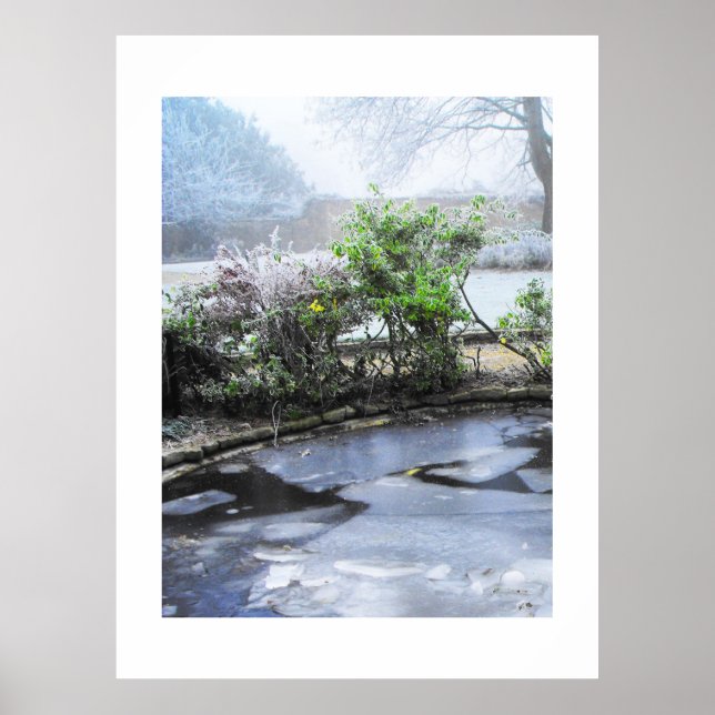 Pôster Gelo e névoa (Frente)