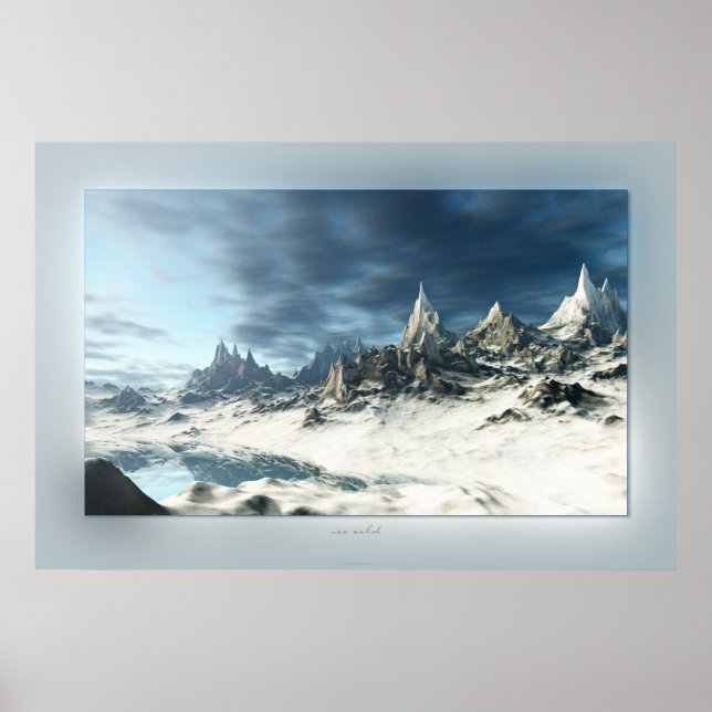 Pôster gelo frio (Frente)