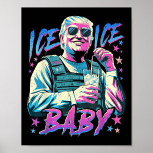 Poster Gelo Gelo Bebê Gelo Desfrute De Um Copo Gelado De