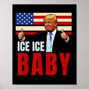 Poster Gelo Vintage Por Funny Trump _4