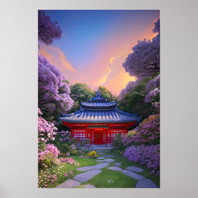 Poster Gema oculto no Jardim Serene (Frente)