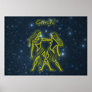 Poster Gêmeos brilhantes