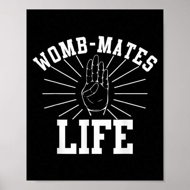 Poster gêmeos, companheiros de mulher bebê Irmão (Frente)
