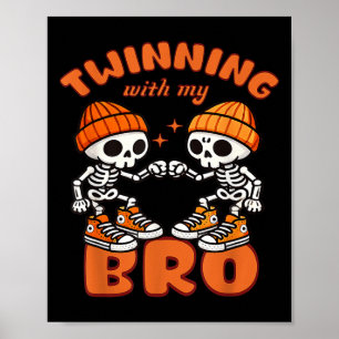 Poster Gêmeos Geminando o Melhor Amigo do Halloween