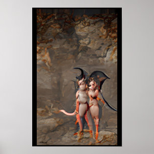 Poster Gêmeos Pixie do Segundo Círculo