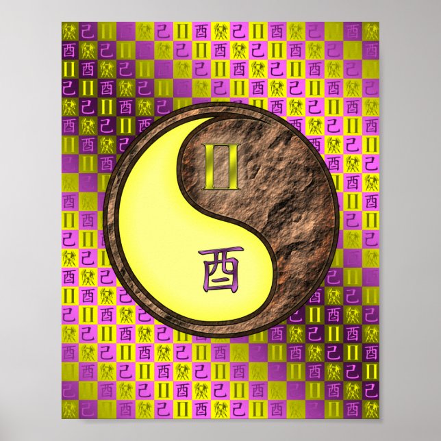 Poster Gemini e Earth Rooster (Frente)