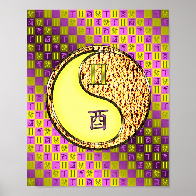 Poster Gemini & Fire Rooster (Frente)