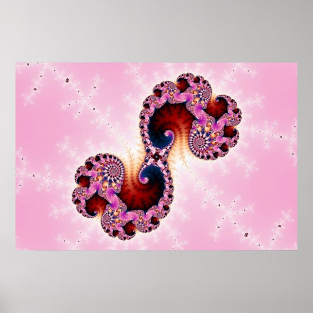 Poster Gemini Fractal Art (Frente)